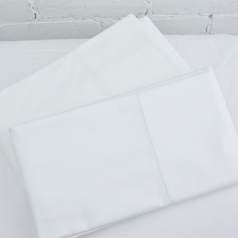 Lara Sateen Flat Sheet – White